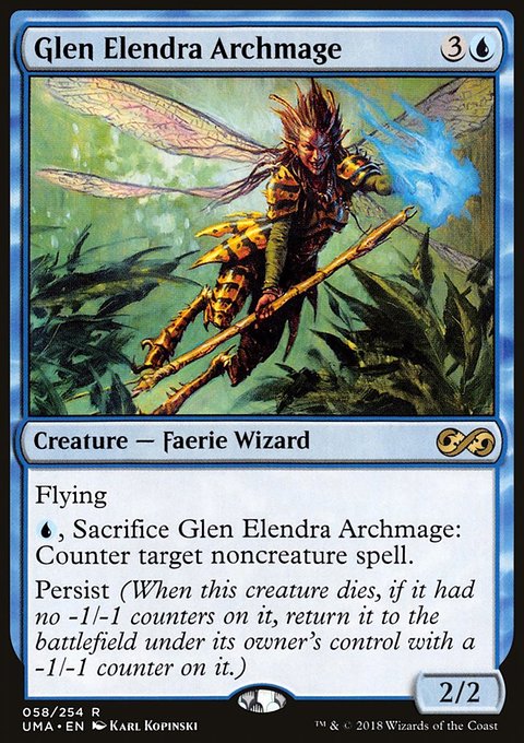 Glen Elendra Archmage, Ultimate Masters #58, Magic: The Gathering card