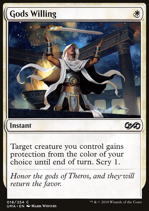 Gods Willing, Ultimate Masters #18, Magic: The Gathering card