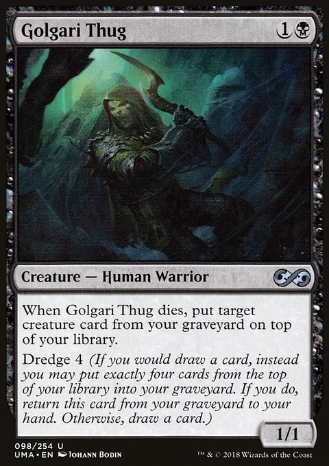 Golgari Thug, Ultimate Masters #98, Magic: The Gathering card
