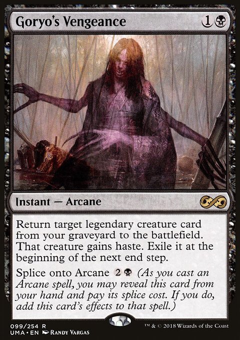 Goryo's Vengeance, Ultimate Masters #99, Magic: The Gathering card