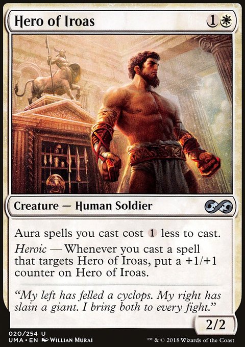 Hero of Iroas, Ultimate Masters #20, Magic: The Gathering card