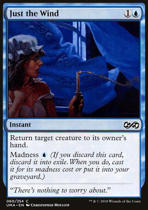Just the Wind, Ultimate Masters #60, Magic: The Gathering card