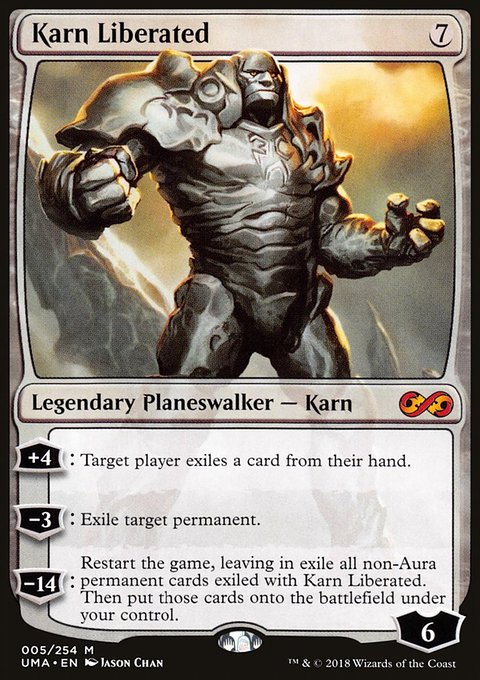 Karn Liberated, Ultimate Masters #5, Magic: The Gathering card
