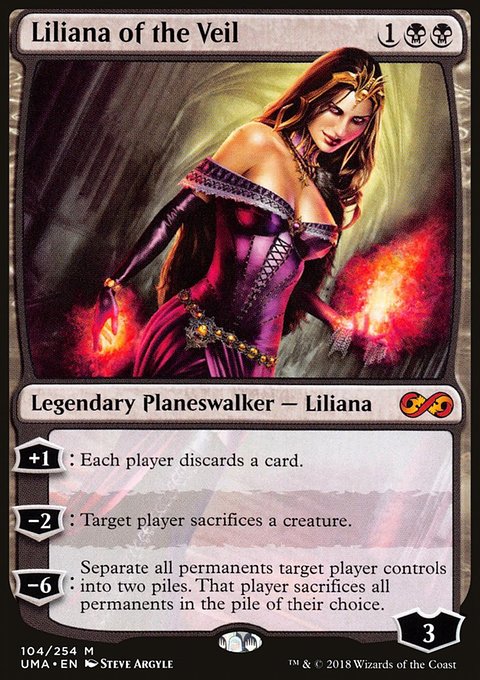 Liliana of the Veil, Ultimate Masters #104, Magic: The Gathering card