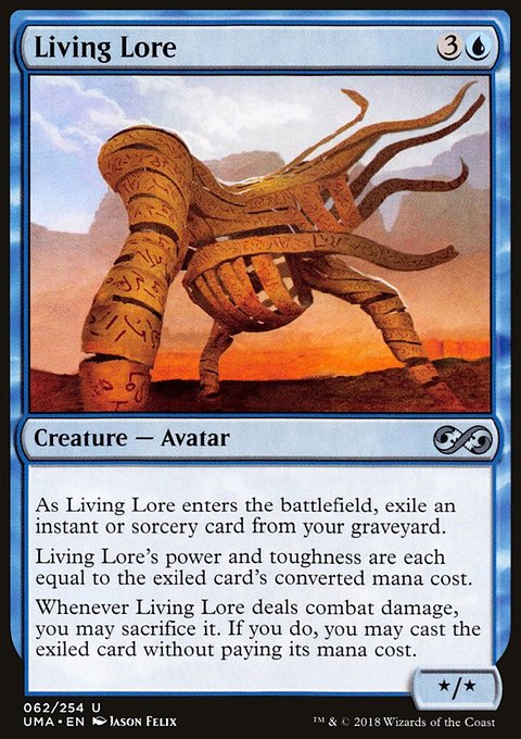 Living Lore, Ultimate Masters #62, Magic: The Gathering card