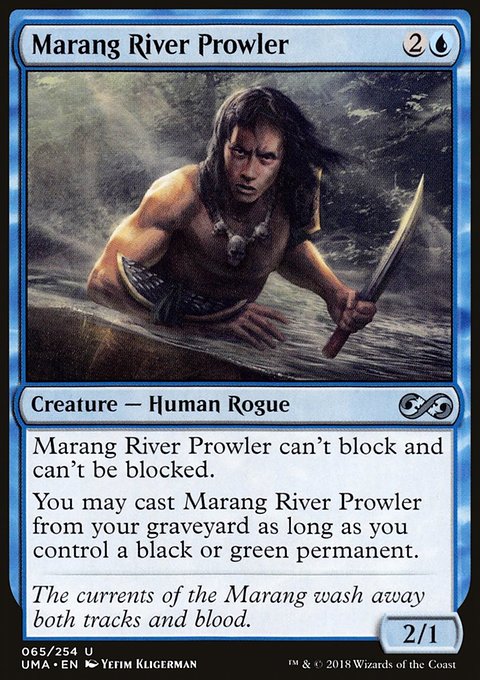 Marang River Prowler, Ultimate Masters #65, Magic: The Gathering card