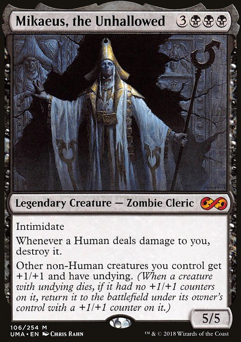 Mikaeus, the Unhallowed, Ultimate Masters #106, Magic: The Gathering card
