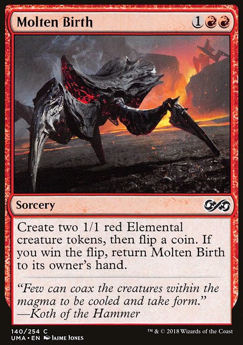 Molten Birth, Ultimate Masters #140, Magic: The Gathering card