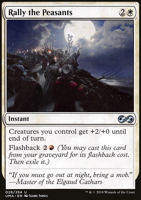 Rally the Peasants, Ultimate Masters #28, Magic: The Gathering card