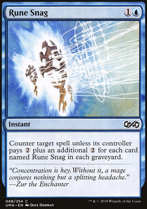 Rune Snag, Ultimate Masters #68, Magic: The Gathering card