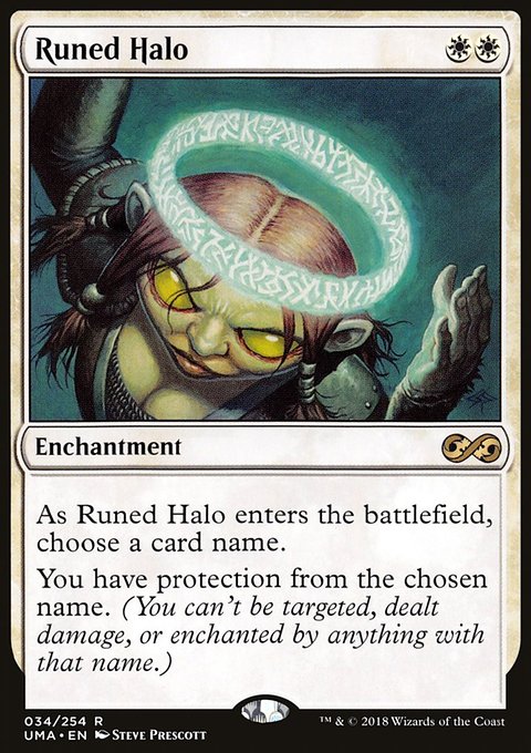 Runed Halo, Ultimate Masters #34, Magic: The Gathering card
