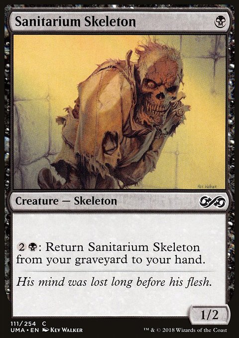 Sanitarium Skeleton, Ultimate Masters #111, Magic: The Gathering card