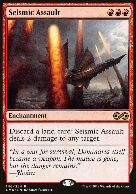 Seismic Assault, Ultimate Masters #146, Magic: The Gathering card