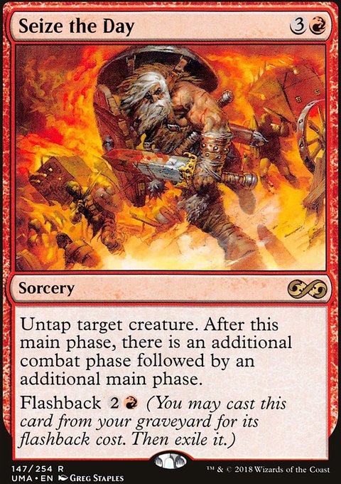 Seize the Day, Ultimate Masters #147, Magic: The Gathering card