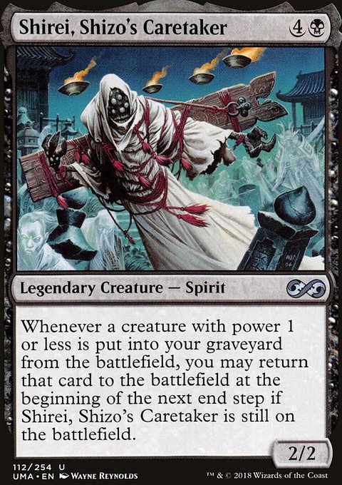 Shirei, Shizo's Caretaker, Ultimate Masters #112, Magic: The Gathering card