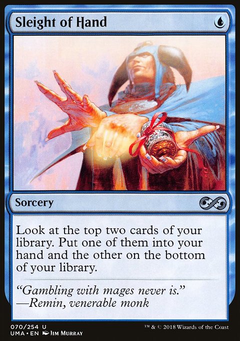 Sleight of Hand, Ultimate Masters #70, Magic: The Gathering card