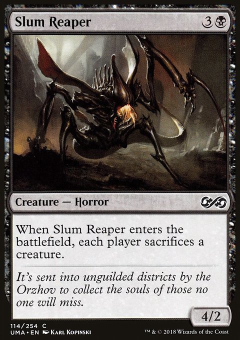 Slum Reaper, Ultimate Masters #114, Magic: The Gathering card