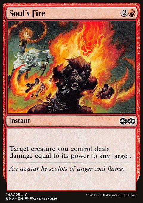 Soul's Fire, Ultimate Masters #148, Magic: The Gathering card