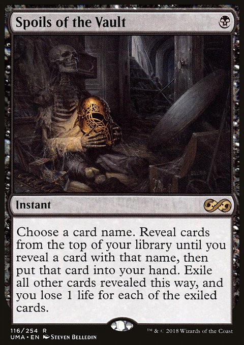 Spoils of the Vault, Ultimate Masters #116, Magic: The Gathering card