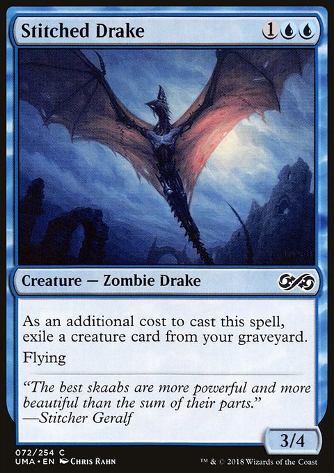 Stitched Drake, Ultimate Masters #72, Magic: The Gathering card