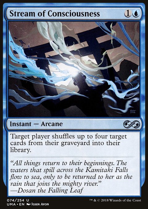 Stream of Consciousness, Ultimate Masters #74, Magic: The Gathering card