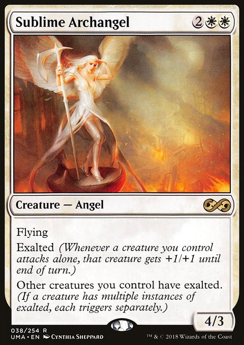 Sublime Archangel, Ultimate Masters #38, Magic: The Gathering card