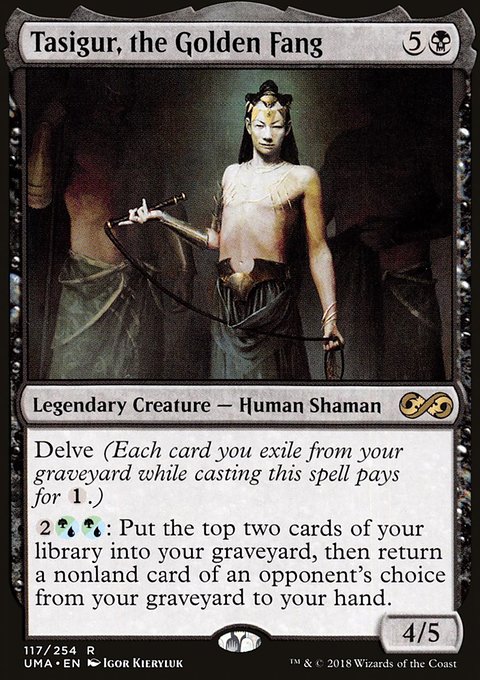 Tasigur, the Golden Fang, Ultimate Masters #117, Magic: The Gathering card
