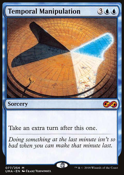 Temporal Manipulation, Ultimate Masters #77, Magic: The Gathering card