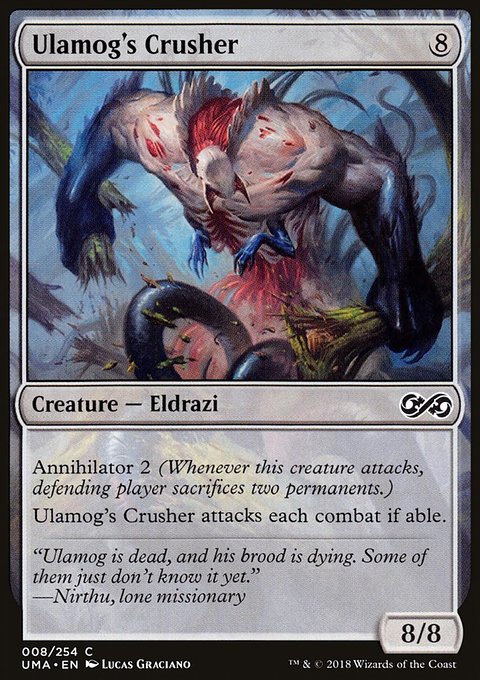 Ulamog's Crusher, Ultimate Masters #8, Magic: The Gathering card