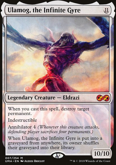 Ulamog, the Infinite Gyre, Ultimate Masters #7, Magic: The Gathering card