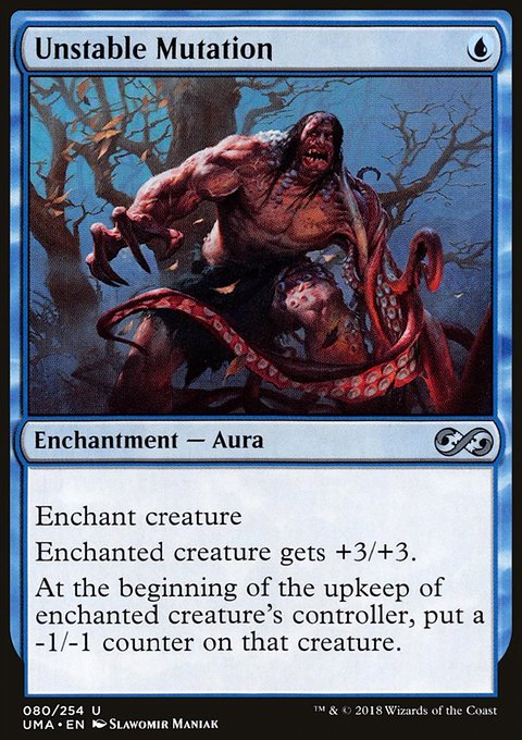 Unstable Mutation, Ultimate Masters #80, Magic: The Gathering card