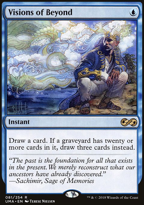 Visions of Beyond, Ultimate Masters #81, Magic: The Gathering card