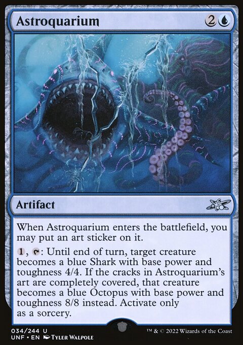Astroquarium, Unfinity #34, Magic: The Gathering card