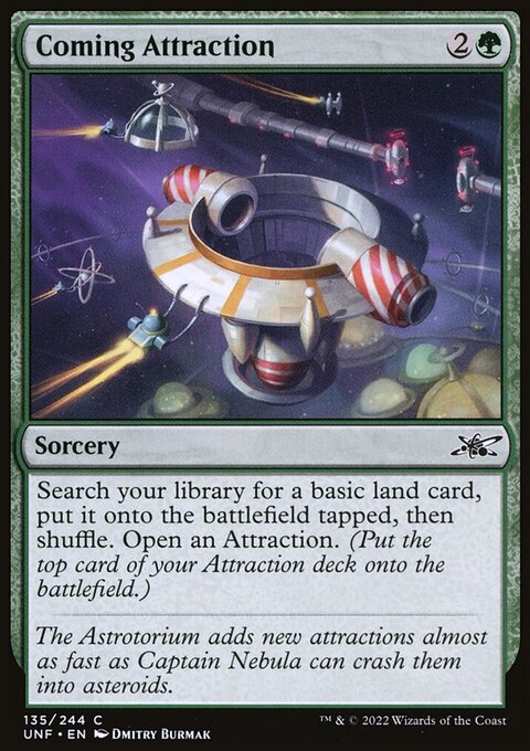 Coming Attraction, Unfinity #135, Magic: The Gathering card