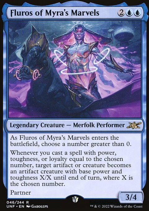 Fluros of Myra's Marvels, Unfinity #46, Magic: The Gathering card