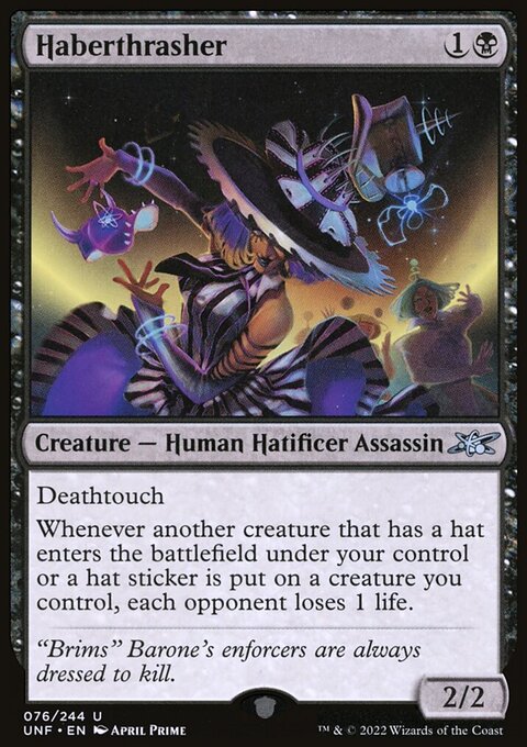 Haberthrasher, Unfinity #76, Magic: The Gathering card