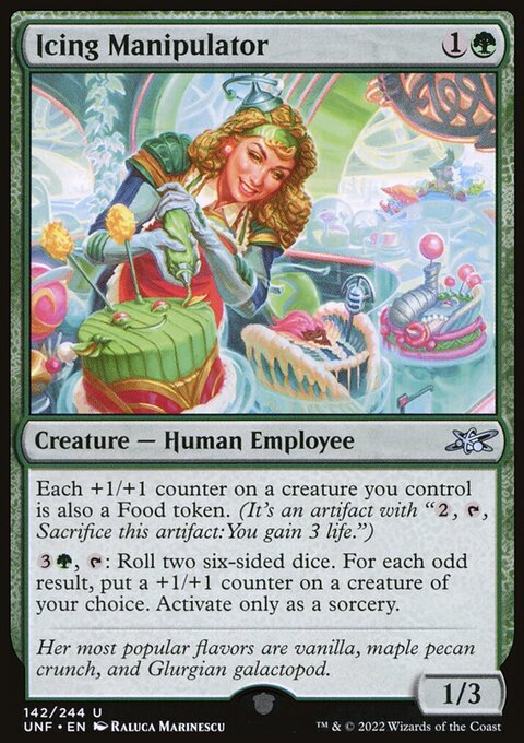 Icing Manipulator, Unfinity #142, Magic: The Gathering card