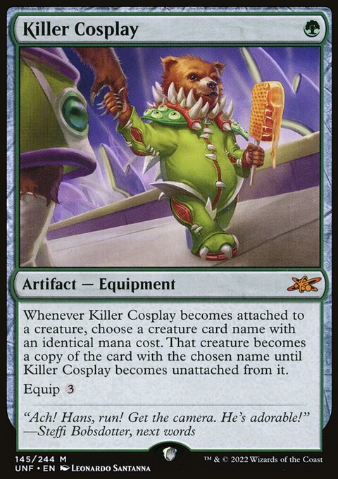 Killer Cosplay, Unfinity #145, Magic: The Gathering card