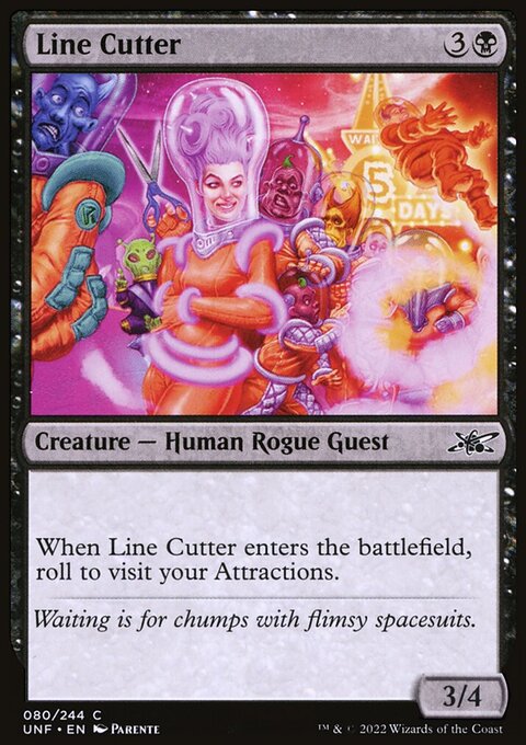 Line Cutter, Unfinity #80, Magic: The Gathering card