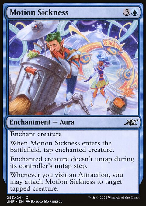Motion Sickness, Unfinity #53, Magic: The Gathering card
