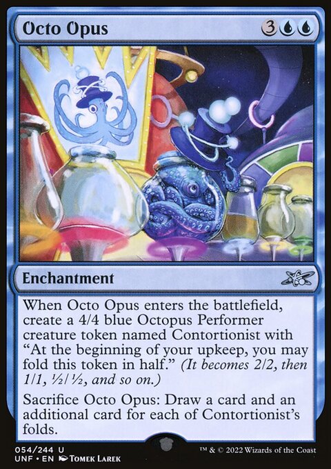Octo Opus, Unfinity #54, Magic: The Gathering card