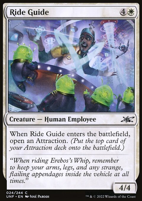 Ride Guide, Unfinity #24, Magic: The Gathering card