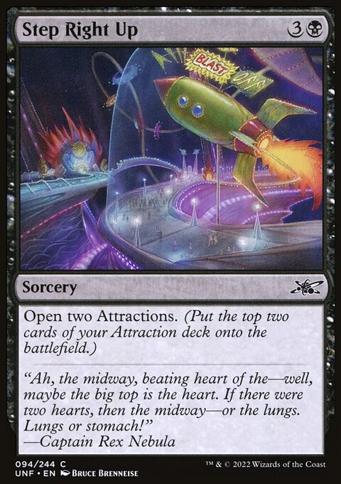 Step Right Up, Unfinity #94, Magic: The Gathering card