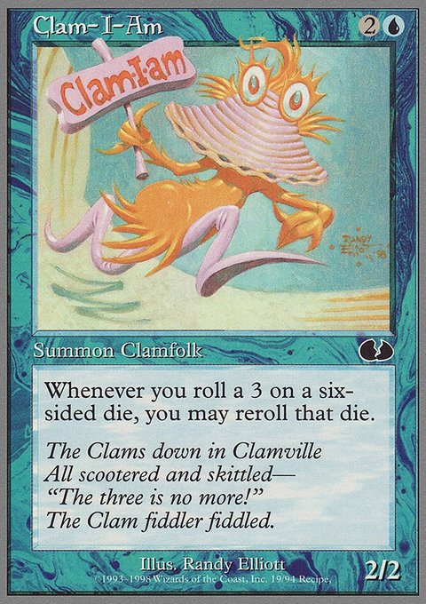 Clam-I-Am, Unglued #19, Magic: The Gathering card