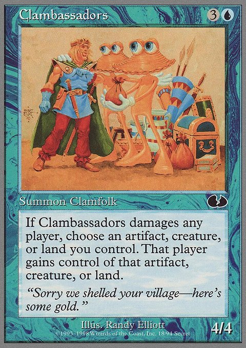 Clambassadors, Unglued #18, Magic: The Gathering card