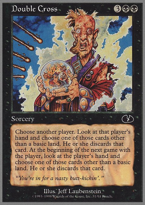 Double Cross, Unglued #31, Magic: The Gathering card