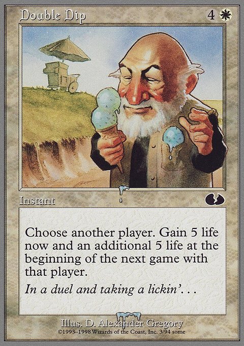 Double Dip, Unglued #3, Magic: The Gathering card