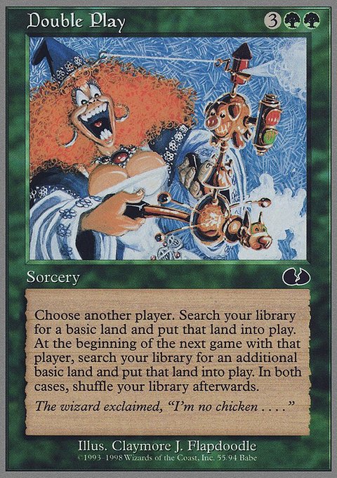 Double Play, Unglued #55, Magic: The Gathering card