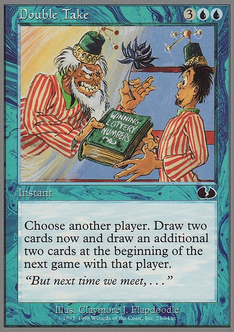 Double Take, Unglued #23, Magic: The Gathering card