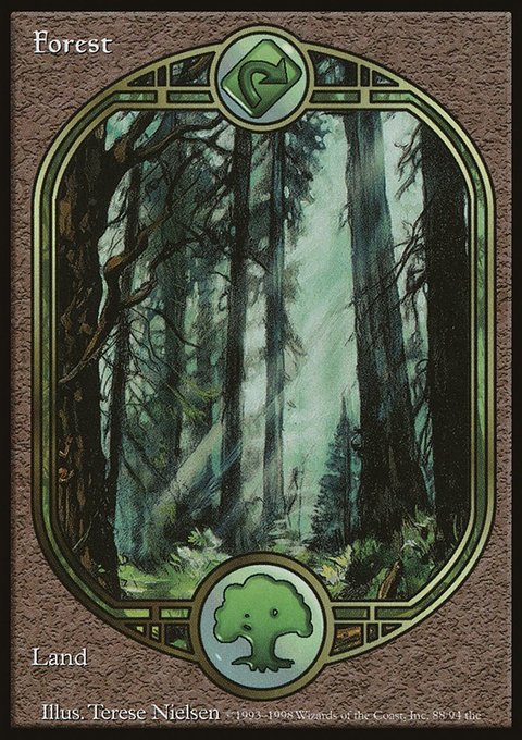 Forest, Unglued #88, Magic: The Gathering card